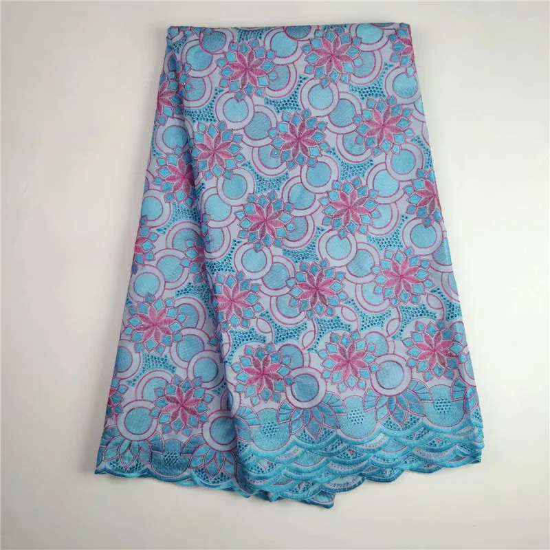 High Quality African Stones Swiss Voile Lace 2018 Nigerian Dry Polish Cotton Fabric For Women Dress wh60-944 | Дом и сад