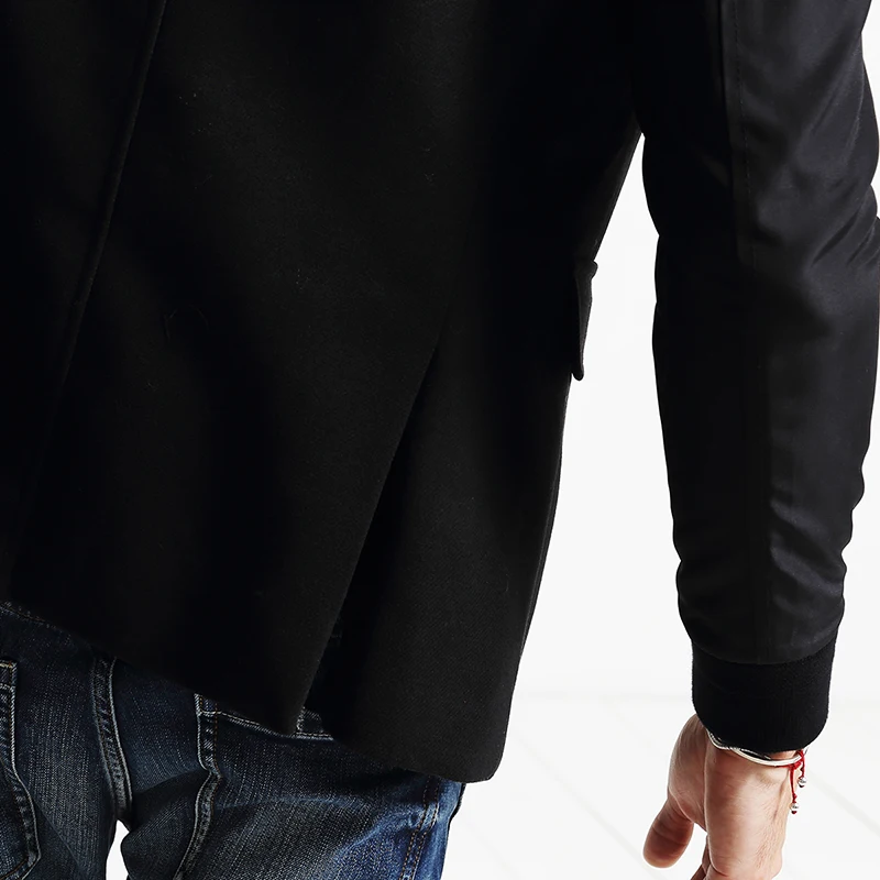SIMWOOD 2018 новые зимние Повседневное пиджаки Для мужчин Модные пальто Slim Fit Марка