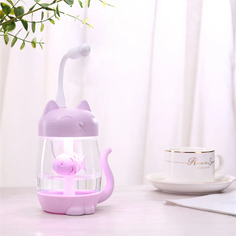 Diffuserlove 350 мл увлажнитель воздуха USB эфирное масло арома диффузор питомец кошка