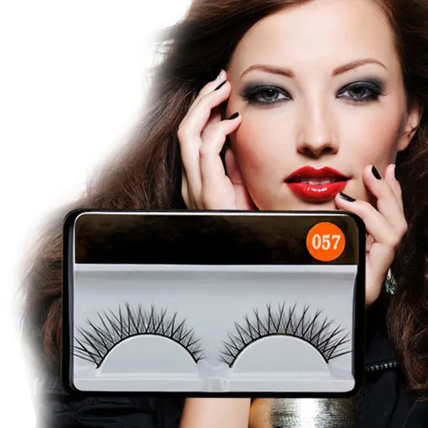 Новый горячий высокое качество тонкий природные очаровательные длинные ресницы