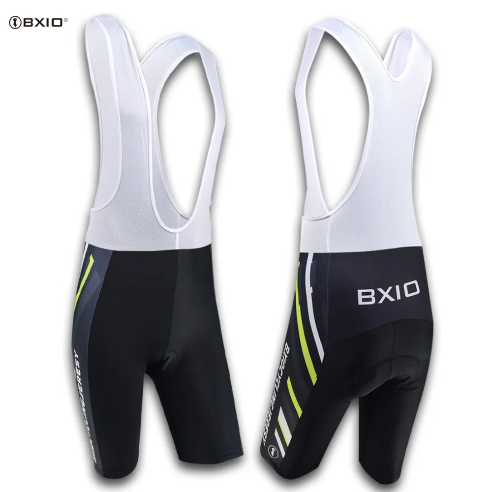 BXIO Cycling Bib Shorts Pro Team Bicycle Short Men Outdoor Wear Bike 3D Padded Riding BX-0209HG006-P |