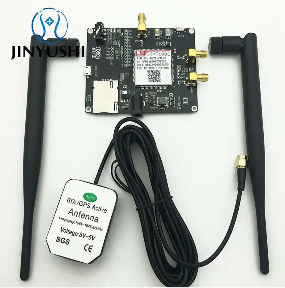 SIM7100E EVB Board SIM7100E коммутационная плата/плата EVB/макетная плата тестирования B1/B3/B7/B8/B20 4G LDD TDD pin to pin SIM5320E - Цвет: SIM7100E EVB Board