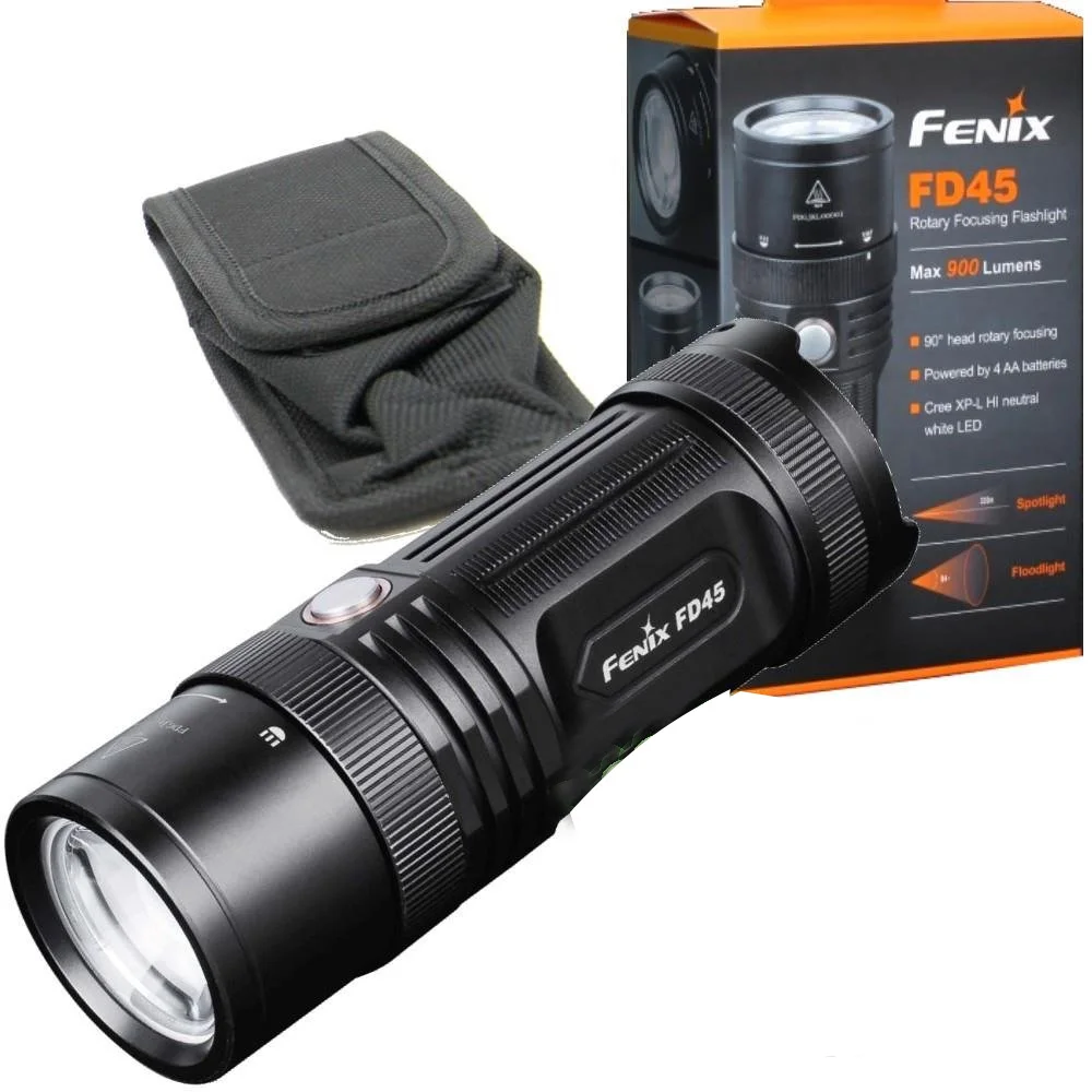 FENIX FD45 фонари с изменяемым углом освещения Cree XP L HI нейтральный белый светодиод