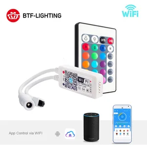 Светодиодная мини-лампа WS2812B с Wi-Fi, контроллер 2835, 5050, RGB, RGBW, полоса, Bluetooth, Wi-Fi, Alexa, Google Phone Voice, IOS, Android APP
