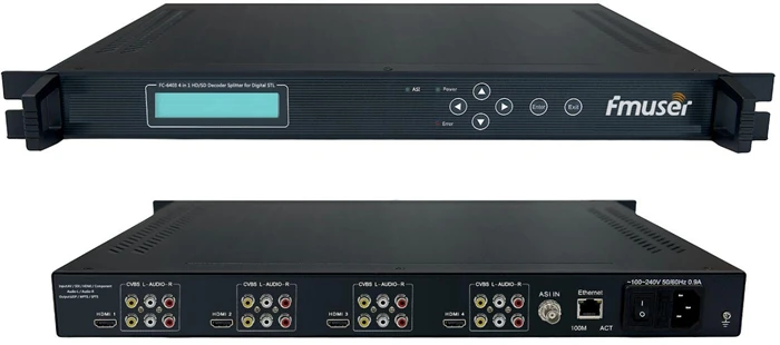 FMUSER DSTL 10 4 HDMI 4P1S 5 8G точки отправлено 1 станция STL Системы цифровой HD видео аудио