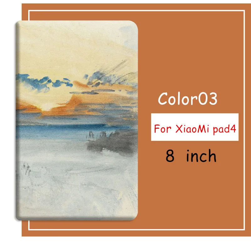 for Mipad4 8inch 03 Mi pad4 plus 10 буквенный Магнитный флип-чехол с масляной росписью для Xiaomi mi Pad 4 Plus pc tablet 10," 8,0 защитный чехол smart Cover - Цвет: for Mipad4 8inch 03