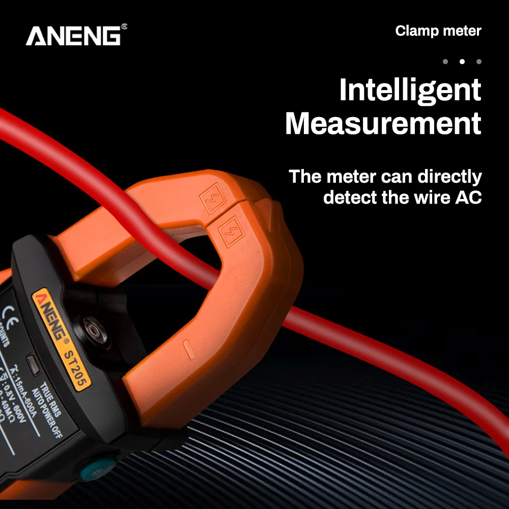 4000 Counts Full Intelligent Automatic Range True RMS Digital Multimeter Clamp Meter AC/DC Voltage NCV Resistance Auto | Инструменты