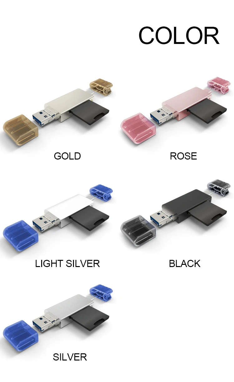 UTHAI C06 кардридер USB 3,0 SD/Micro SD TF OTG Смарт-карта памяти адаптер для ноутбука USB 3,0 type C/Lightning кардридер