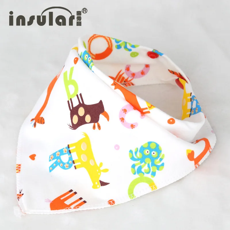 LXXU Insular Baby Bibs Solid Cotton Kitting Process Soft Comfortable Environmental Friendly Multi Usages Nursing Products | Детская