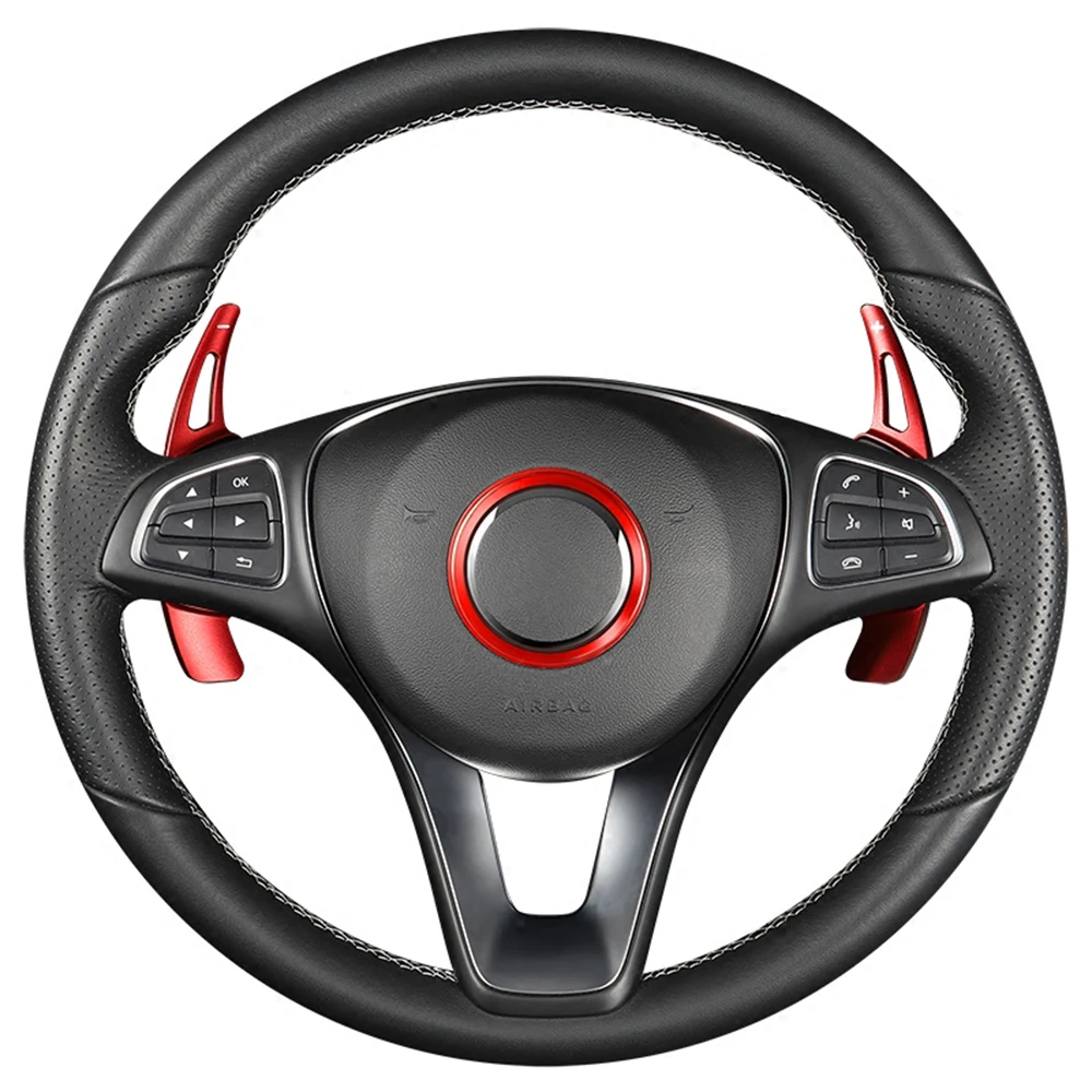 Для Mercedes Benz A B C E W205 W213 W177 C118 GLC CLS GLE Автомобильное рулевое колесо Paddle Shift Extension Shifters