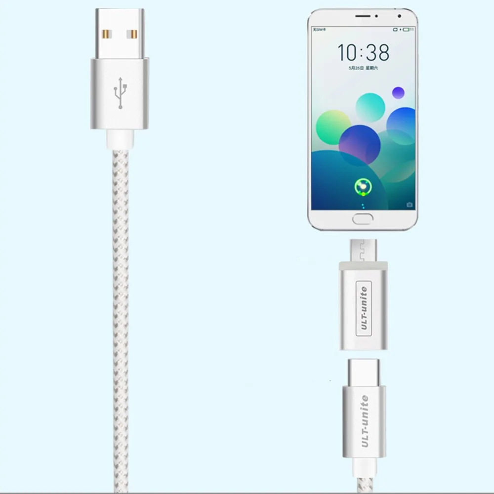 Алюминиевый адаптер USB Type C USB-C разъемом Micro 2 0 для синхронизации данных и зарядки |