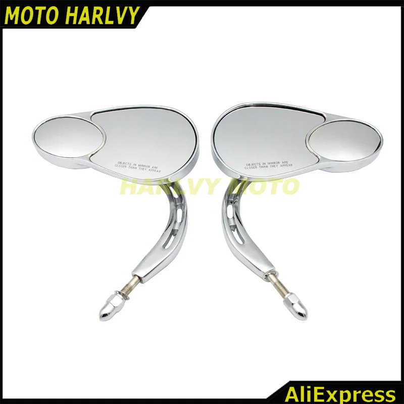 Хромированные мотоциклетные зеркала заднего вида для Harley Touring Road King Классические