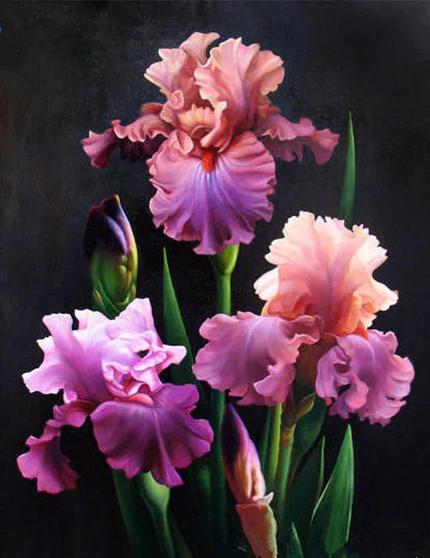 Алмазная 3D вышивка сделай сам наборы для вышивки мозаика рисование картин цветы