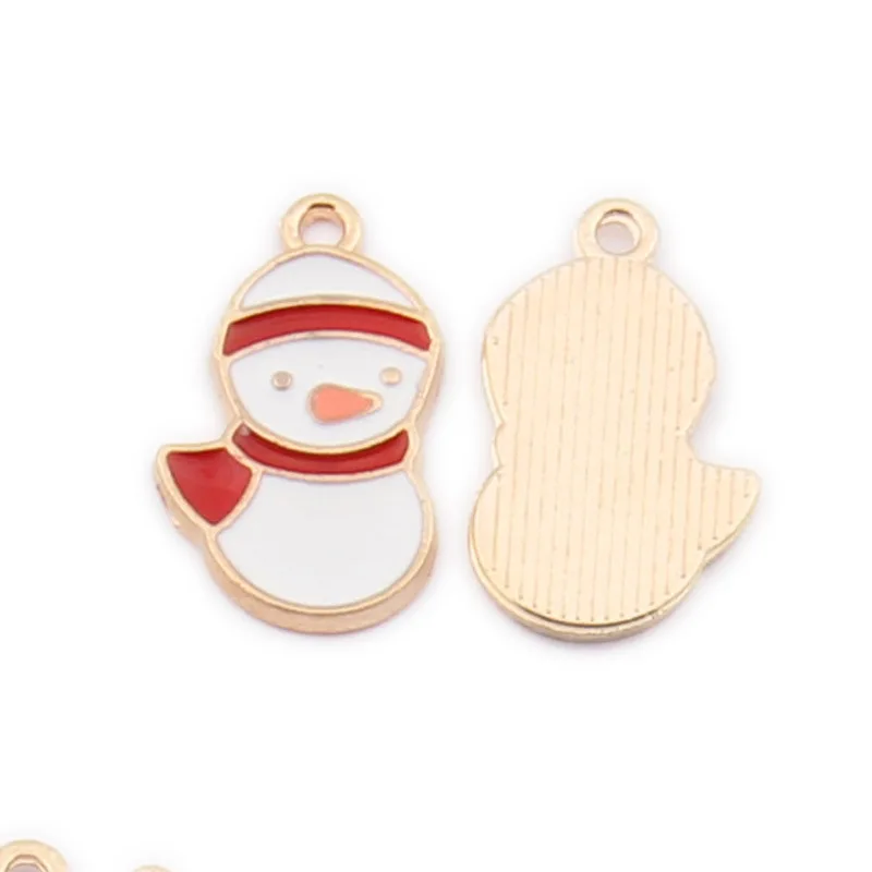 10 шт./компл. Рождественская серия подвеска в виде капли масла для женщин сделай