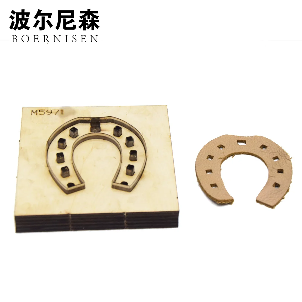 

Японской стали нож подвеска в виде подковы Diy кожа высечки Кожа ремесло кулон ювелирные изделия лазерная резательная машина SMVAUON