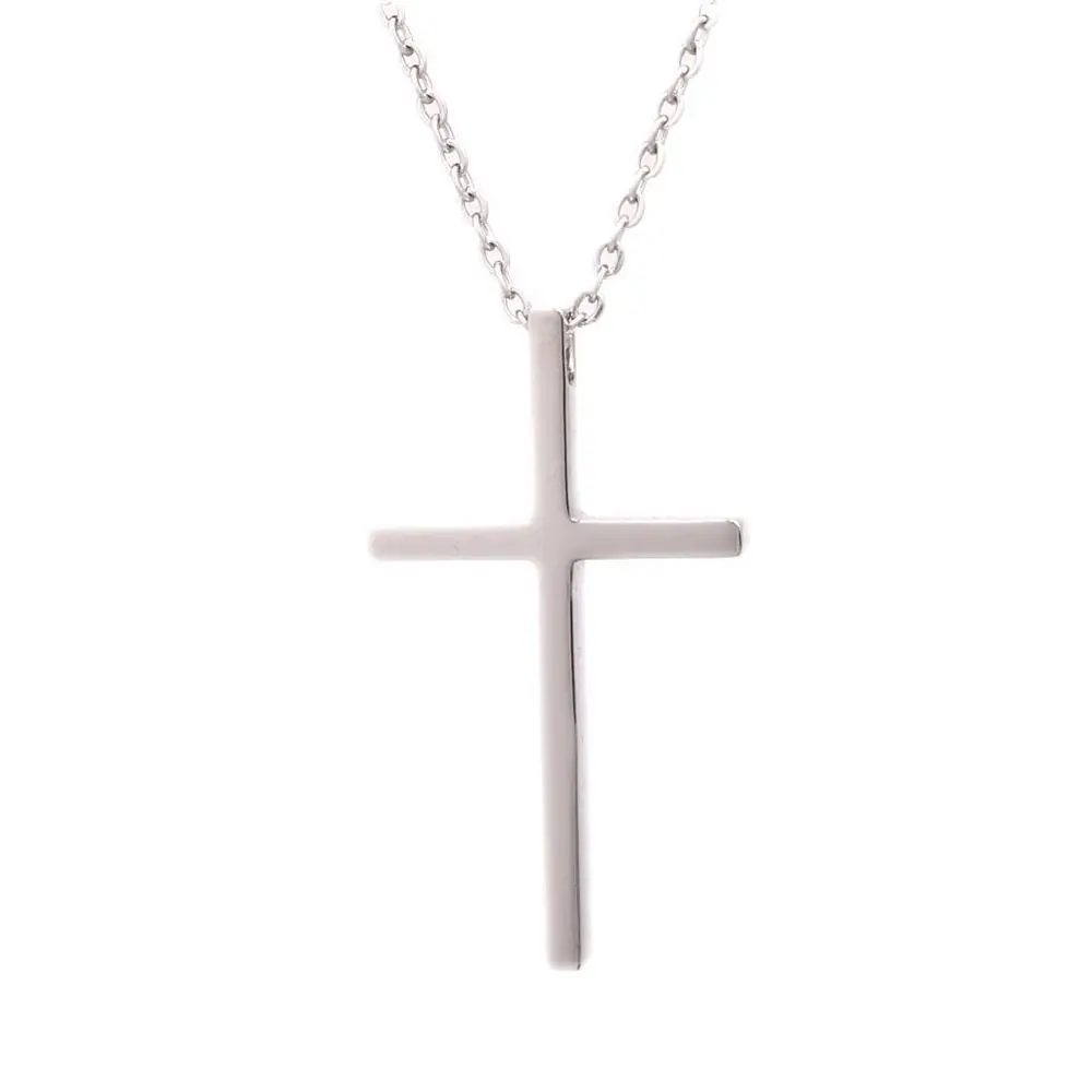 

High Quality Stainless Steel Cross Pendant Necklace Men's Cross Necklace Jewelry Gift