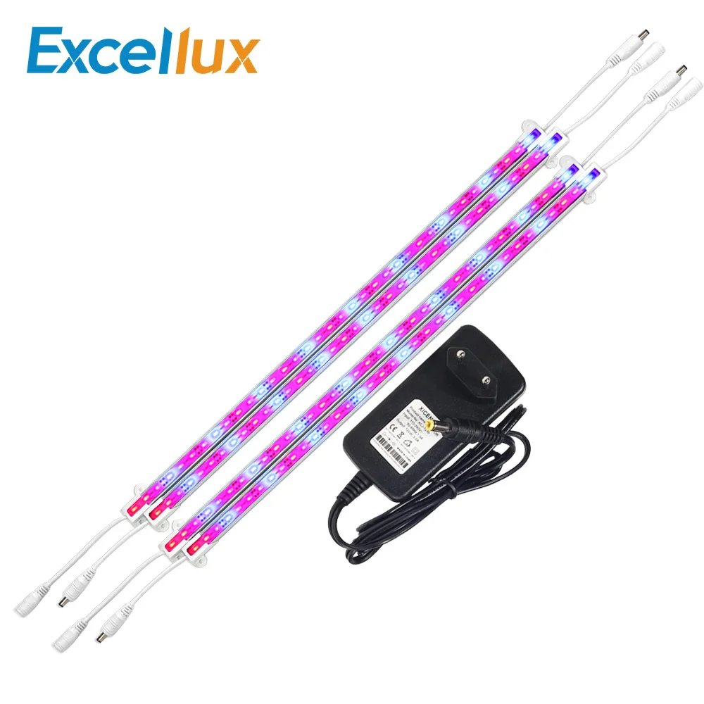 Светодиодная Водонепроницаемая фитолампа полного спектра для растений 12 В