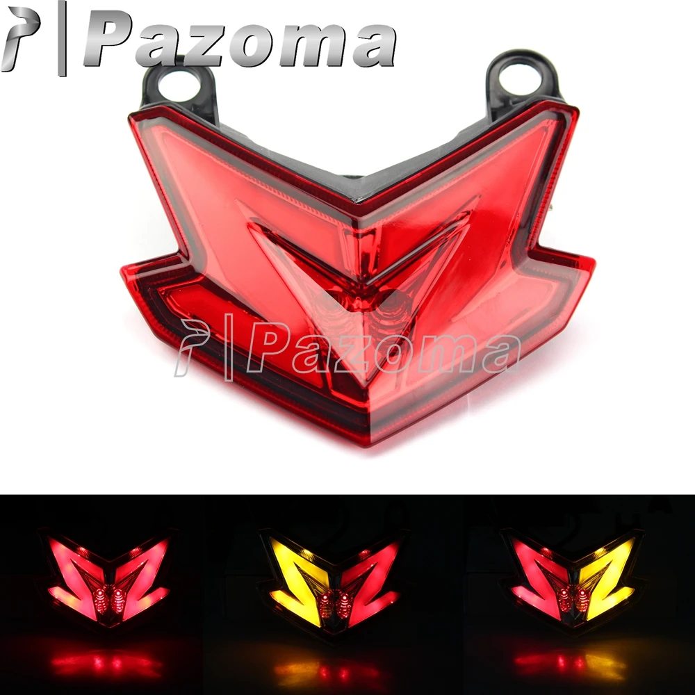 Мотоциклетная лампа красная желтая со светодиодным фонариком стоп-сигналом