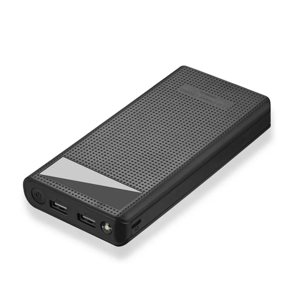Двойной USB 7x18650 аккумулятор DIY Power Bank Box держатель для Мобильный телефон планшетный