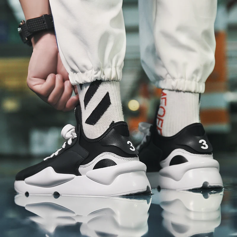 

New Hot Men Casual Shoes Spring/Autumn High Quality Fashion Brand Soft Breathable Lace-up Male Shoes Sport Sneakers Size 39-44