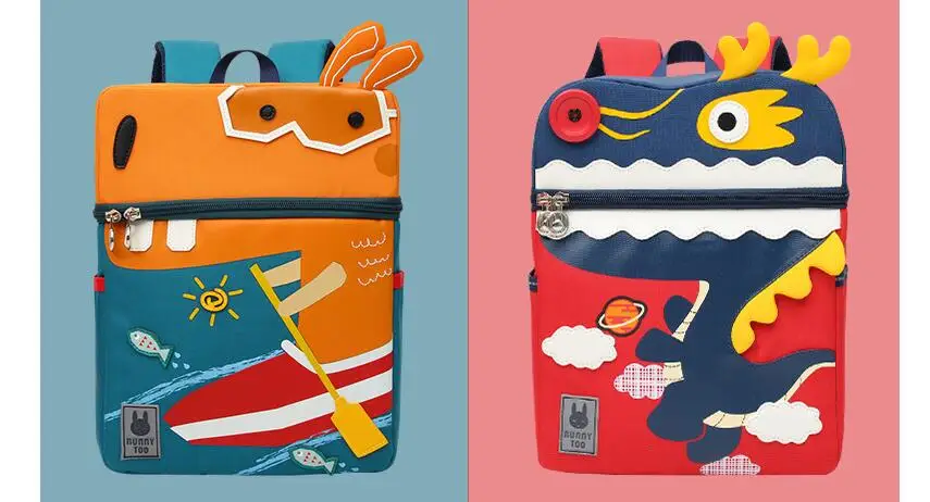 Joyloading 3D Детский рюкзак с рисунком животных Динозавр КИТ Фламинго олень Зебра