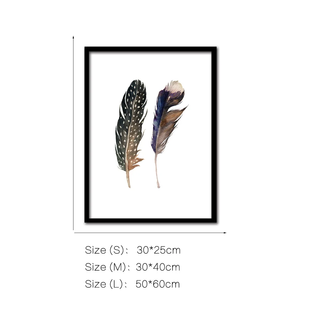 Творческий Перо холст Книги по искусству стены картину Домашний Декор настенная