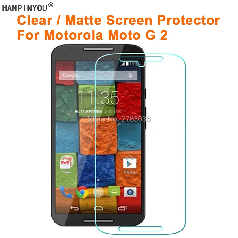 Для Motorola Moto G 2 2nd Gen + 1 2014 G2 прозрачная глянцевая/Антибликовая матовая защитная
