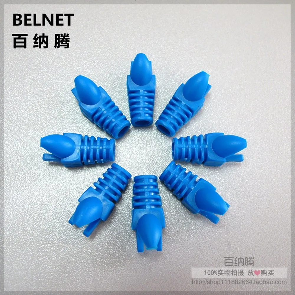 100pcs colorful RJ45 Cap Connector CAT5E CAT6 Plug Ethernet Network Cable Strain Relief Boots RJ 45 plugs Socket boot caps|rj45 cap|network