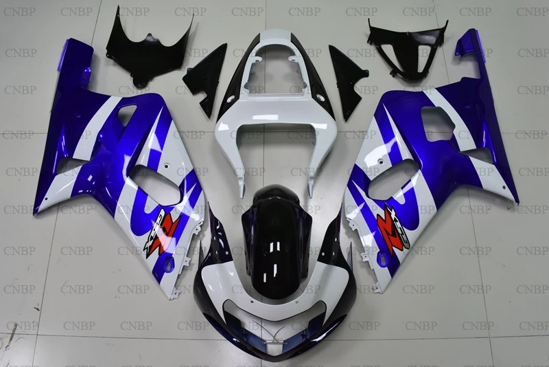 GSX R 600 750 1000 2000 2003 K12 комплекты обтекателей GSXR 2002 2001 сине белый