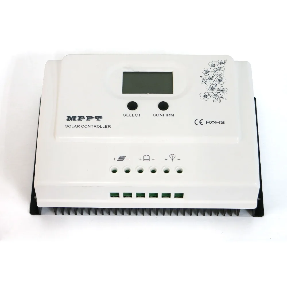 MPPT Контроллер заряда на солнечной батарее 15A/20A/30A/40A/50A ток 12В/24В постоянного тока