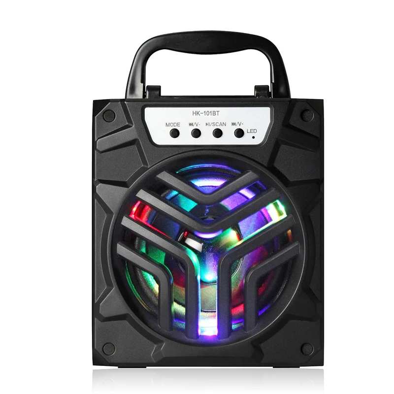 HK 101BT Bluetooth Динамик Портативный Крытый Открытый Беспроводной Поддержка TF/AUX/FM
