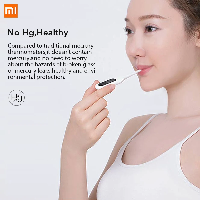Xiaomi Mijia термометр медицинский ЖК электронный термометр температура тела Профессиональный Обнаружение температуры для детей и взрослых