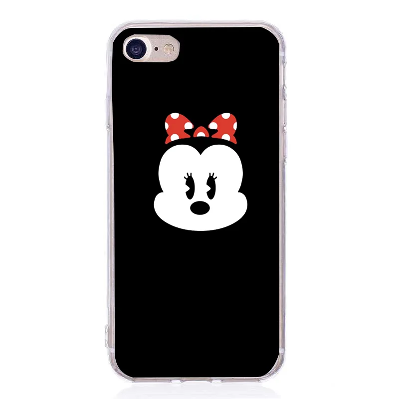 Мультяшная Минни для coque iphone 6s 6 5 5s se силиконовый чехол телефона 7 8 Plus Мягкий из ТПУ