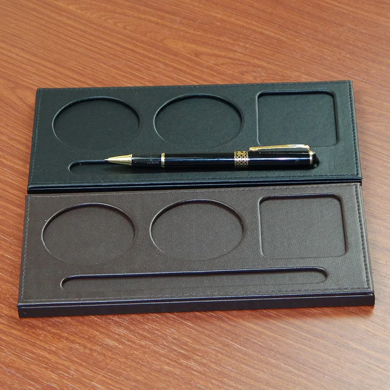 Черные коврики из искусственной кожи барная Подставка под посуду подставка для