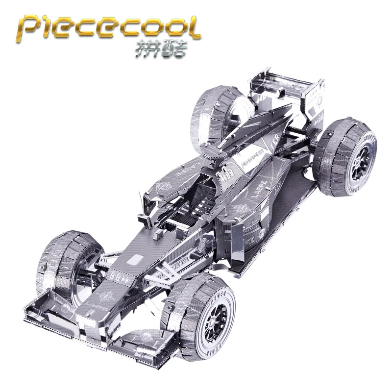 PIECECOOL гоночный автомобиль P052-G/S 3D металлическая модель сборки головоломка DIY
