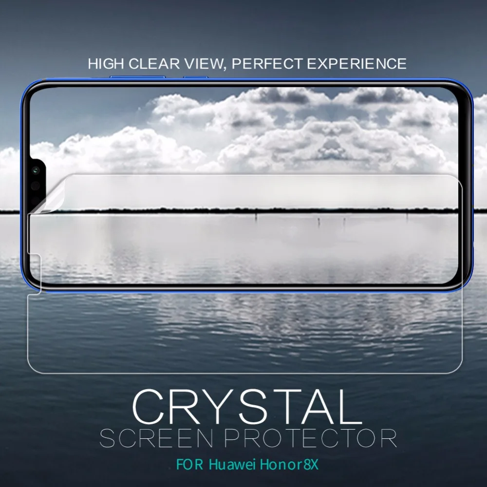 2 шт./лот Защита экрана для Huawei Honor 8X NILLKIN Глянцевая супер прозрачная защитная