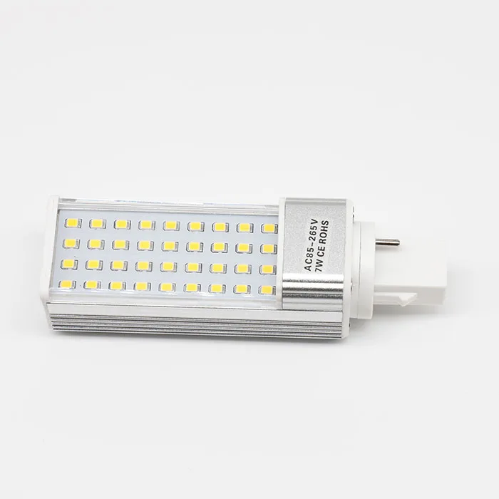 Дешевые G24 Светодиодная Лампа Bombillas 7 Вт 9 12 SMD2835 Spotlight 180 Градусов AC85 265V LED