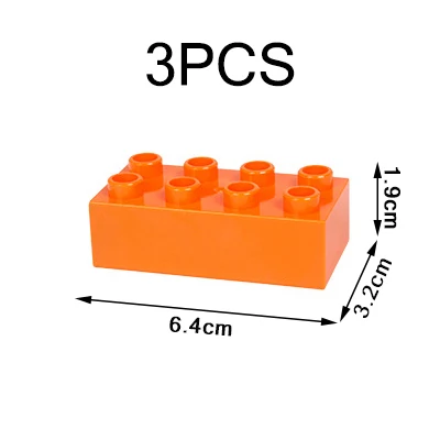 Haiyico Duplo 8 отверстий толстый кирпич сборка деталей строительные блоки 2x4 точки