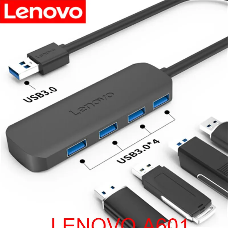 

USB-разветвитель Lenovo A601, 4 порта, док-станция с несколькими интерфейсами