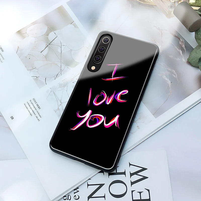Чехол для Xiaomi Mi9 Mi 9 чехол Mofi Жесткий задней панели Цветная Любовь персонаж