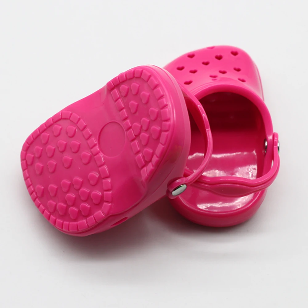 Пара модных пляжных сандалий тапочки обувь для 18-дюймовых кукол девочек подходит