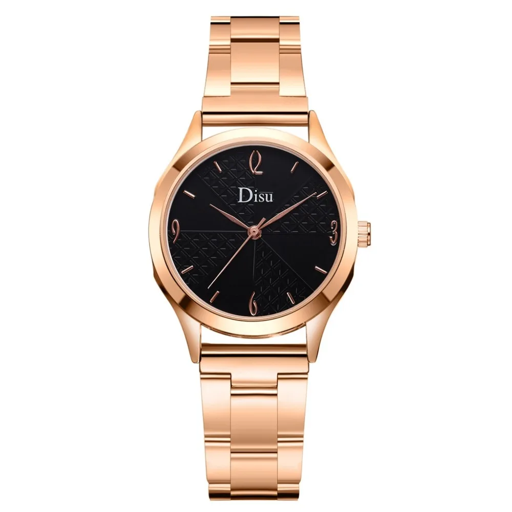 

Vogue Watches Women's Watch Simple Disu Ladies Fashion Quartz Wristwatch Rose Gold Steel Watches Clock Business Reloj Mujer *A