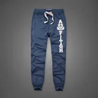 Мужские хлопковые брюки с вышивкой, длинные брюки с надписью, Новое поступление 2019