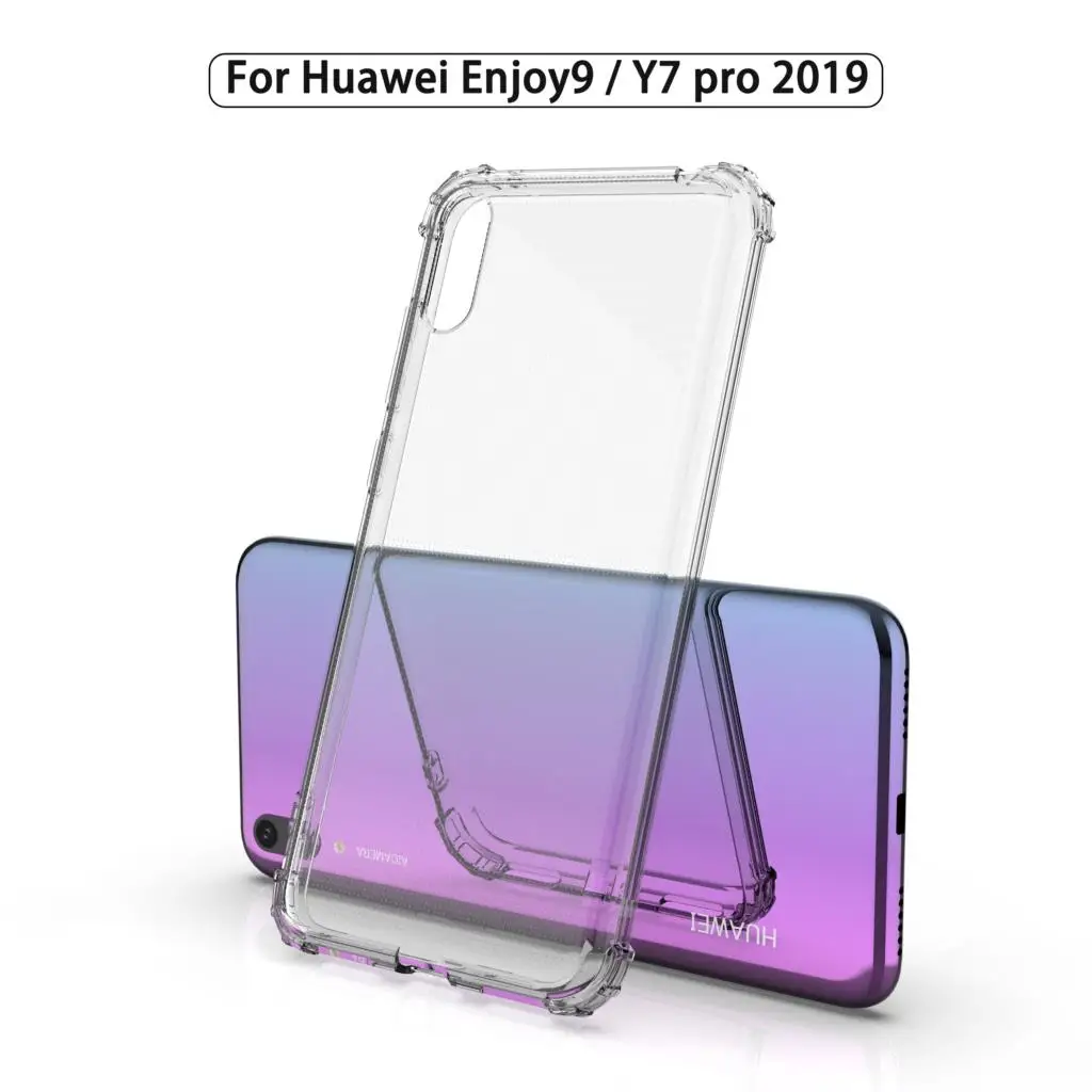 Супер Противоударный защитный чехол для Huawei Y7 Pro 2019 из ТПУ полный Honor 7C 7A Y6 Prime Y5 2018
