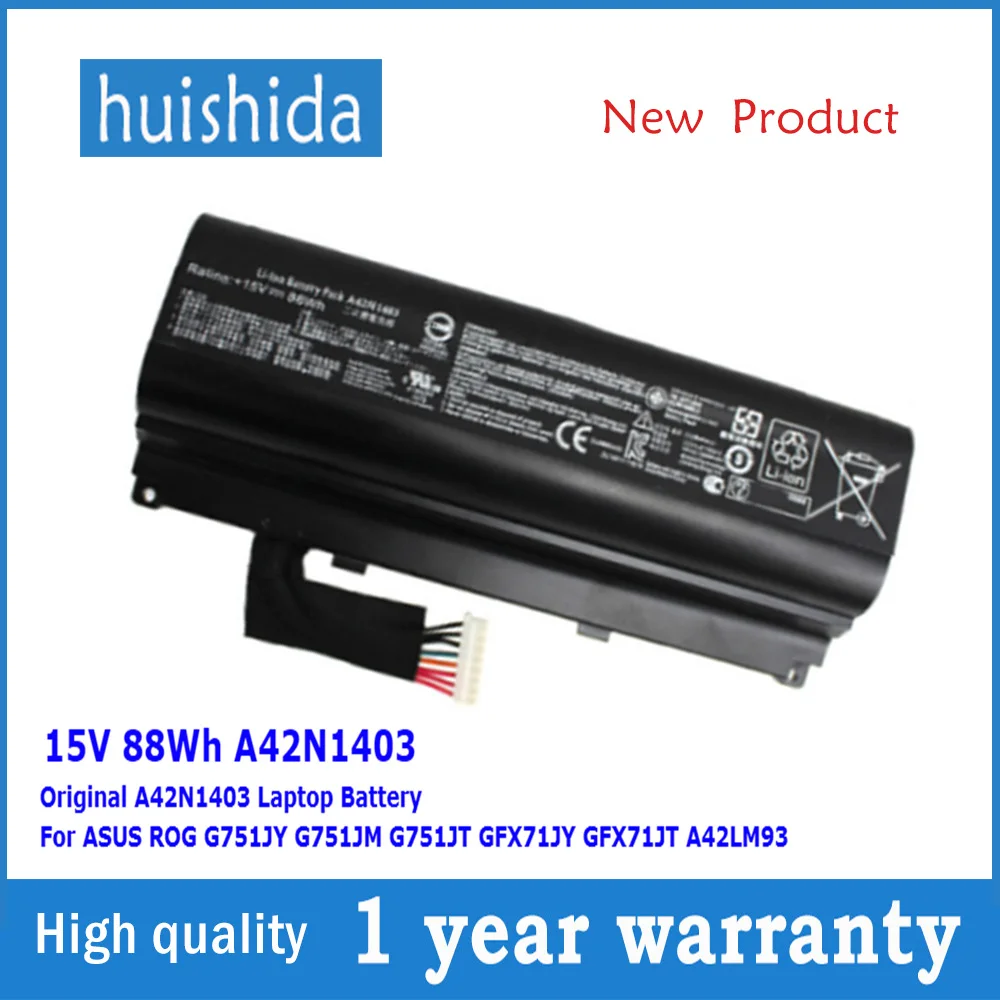 15 в 88Wh A42N1403 новый оригинальный аккумулятор для ноутбука ASUS G751JY G751JM ROG G751JT GFX71JY A42LM93