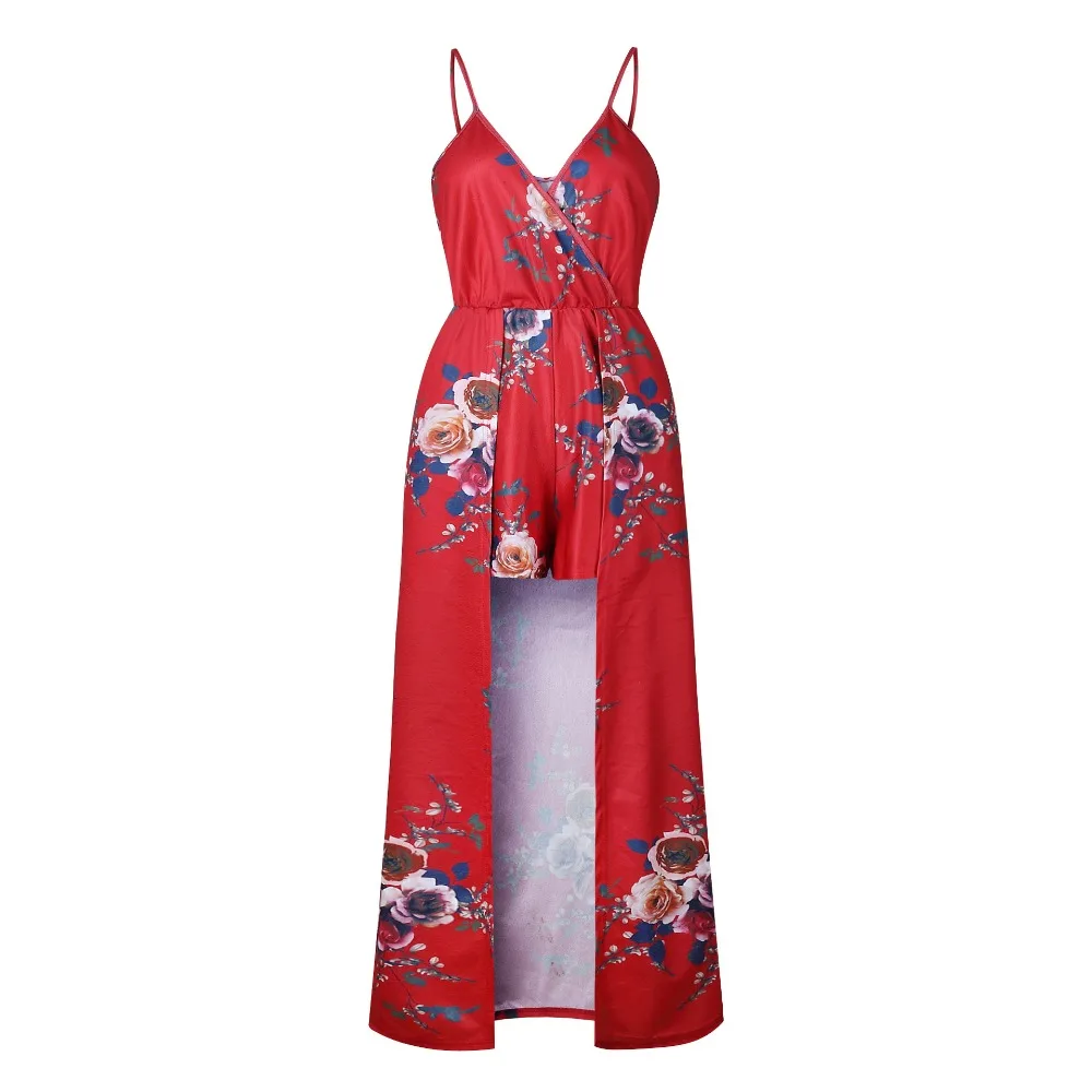 комбинезон шорты женский летний мода 2019 ромпер комбинезоны большого размера