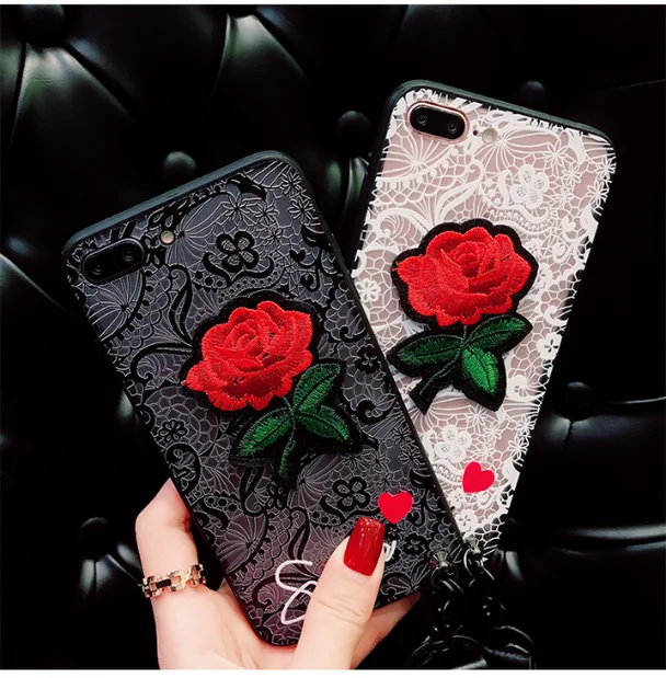 For vivo X21 Case Lace Painting Rose Embroidered Cover V9 V7 Plus X7 X7P X9 X9S X20P Y79 Y69 Y67 Y66 Y85 V5 |