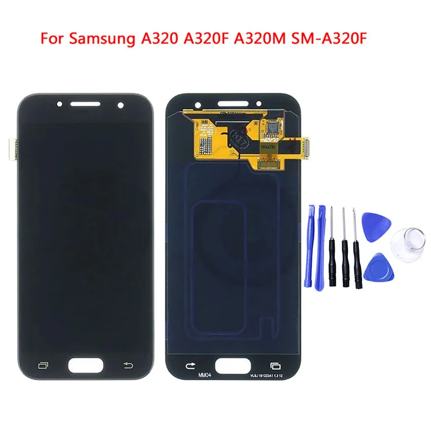 Для Samsung Galaxy A3 2017 A320 A320F A320M SM-A320F ЖК-дисплей дигитайзер панель экран в сборе