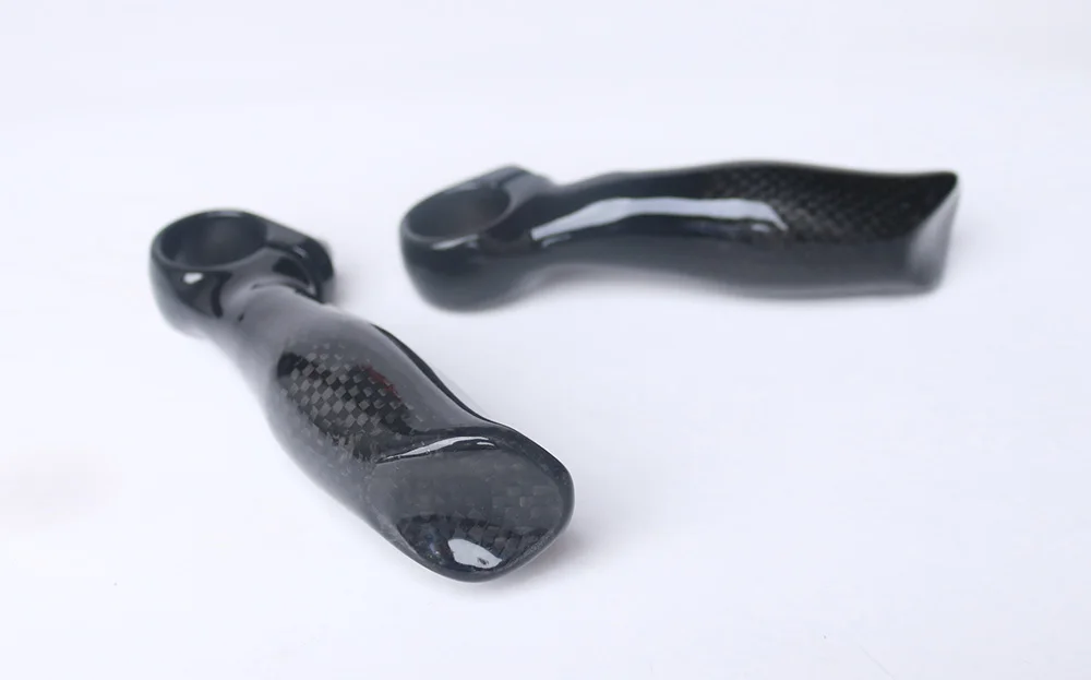 Наконечники руля велосипеда из углеродного волокна для горного 22 2 мм глянцевые