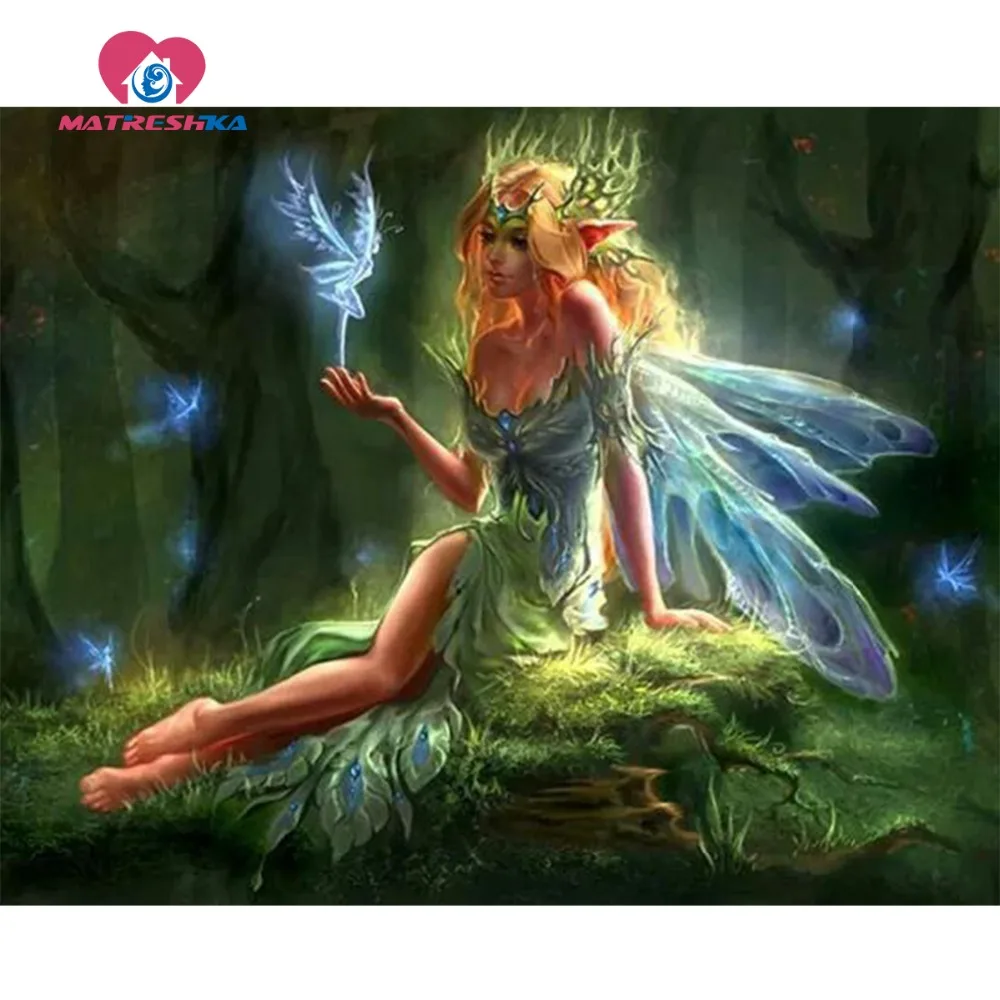Алмазная живопись сказочные картины стразы мозаика полноэкранная 5d алмазная